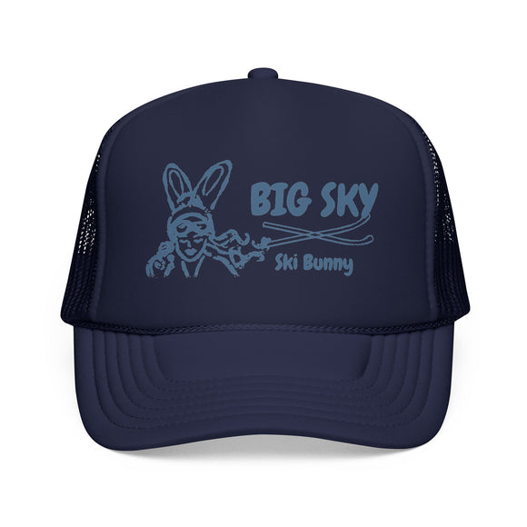 Big Sky, Montana Ski Bunny Trucker Hat