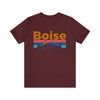 Boise, Idaho Shirt - Mountain Sunset Unisex Boise T-Shirt