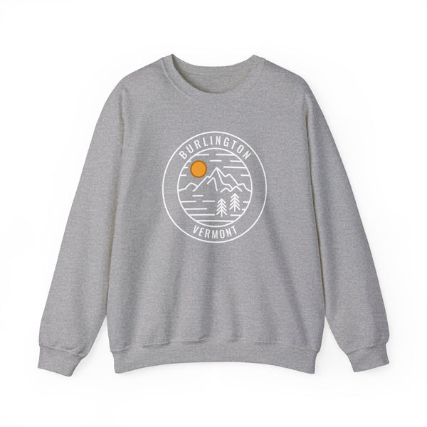 Burlington, Vermont Sweatshirt - Unisex Crewneck Burlington Sweatshirt