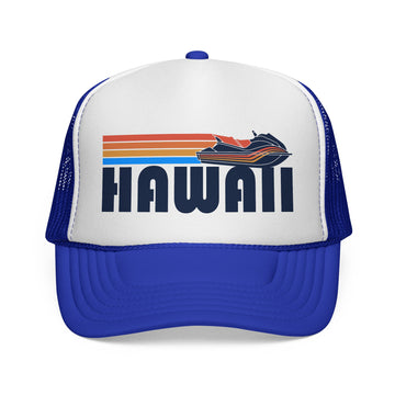 Buy royal Hawaii Retro PWC Boating Trucker Hat - Vintage Style Hawaii Cap