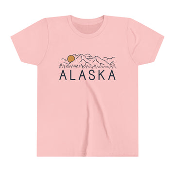 Alaska Youth T-Shirt - Unisex Kids Alaska Shirt - 0