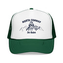 North Conway, New Hampshire Ski Babe Trucker Hat — Foam Mesh Cap-3