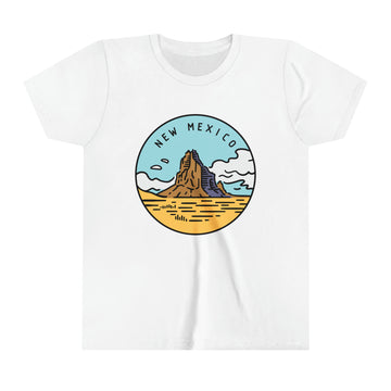 Buy white New Mexico Youth T-Shirt - Unisex Kids New Mexico Shirt