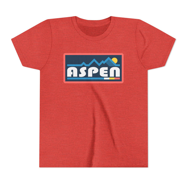 Aspen, Colorado Youth Graphic Tee - Kids Aspen T Shirt