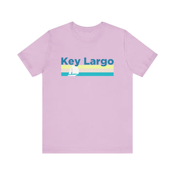 Buy lilac Key Largo, Florida T Shirt - Sailboat Graphic Tee