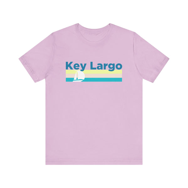 Key Largo, Florida T Shirt - Sailboat Graphic Tee