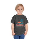 Tampa, Florida Toddler T-Shirt - Retro Palm Tree Toddler Tampa Shirt-6