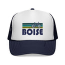 Boise, Idaho Retro Bike Trucker Hat - Vintage Style Boise Cap-5