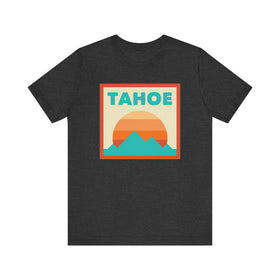 Retro Lake Tahoe, California T-Shirt, Mountain Sun Tee, Unisex Graphic Shirt, Vintage Lake Tahoe, California Top, Outdoor Adventure Clothing