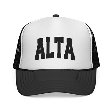 Alta, Utah Collegiate Style Trucker Hat - 0