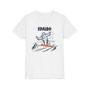 Idaho Yeti Snowboard Youth Tee - Kids Skiing Shirt-2