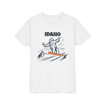 Idaho Yeti Snowboard Youth Tee - Kids Skiing Shirt - 0