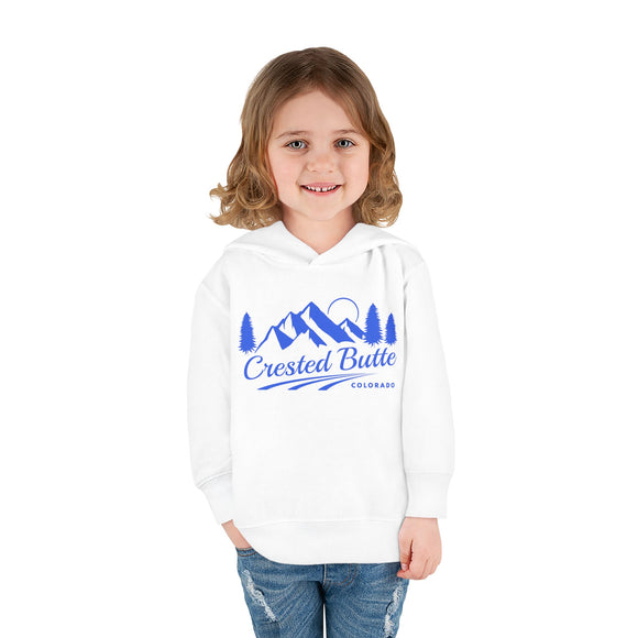 Crested Butte, Colorado Toddler Hoodie - Unisex Mountain Crested Butte Pullover Sweatshirt, Kids Hooded Jumper, Colorado Souvenir