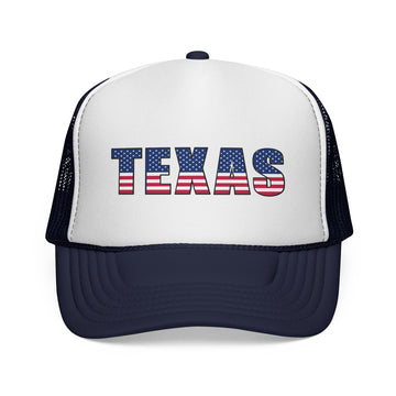 Texas Stars and Stripes Trucker Hat | Patriotic State Flag Cap
