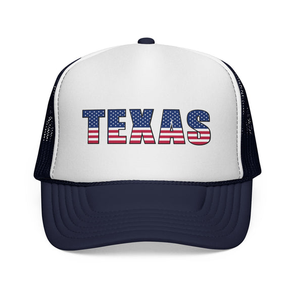 Texas Stars and Stripes Trucker Hat | Patriotic State Flag Cap