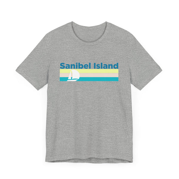 Sanibel Island, Florida T Shirt - Sailboat Graphic Tee