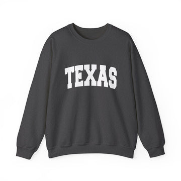 Buy dark-heather Texas Sweatshirt - Unisex Graphic Crewneck