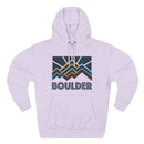 Boulder, Colorado Hoodie - Retro Mountain Unisex Sweatshirt-5