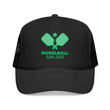 San Jose, California Pickleball Trucker Hat - Foam San Jose Cap