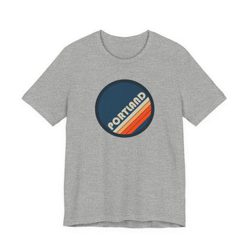 Buy athletic-heather Portland, Oregon T Shirt - Retro Graphic Tee