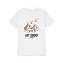 Mt Hood, Oregon Youth T-Shirt — Vintage Gondola Ski Mountain Tee-2