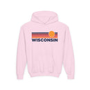 Wisconsin Youth Hoodie - Kids Wisconsin Hooded Sweatshirt-4