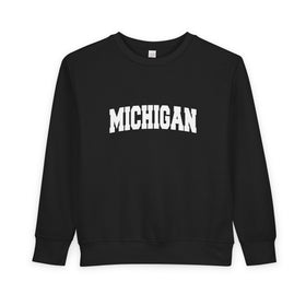 Buy black Michigan Sweatshirt - Michigan Crewneck Sweatshirt