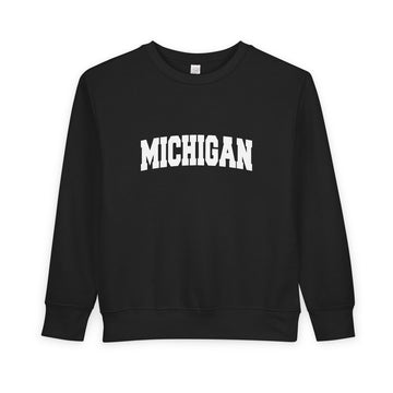 Buy black Michigan Sweatshirt - Michigan Crewneck Sweatshirt