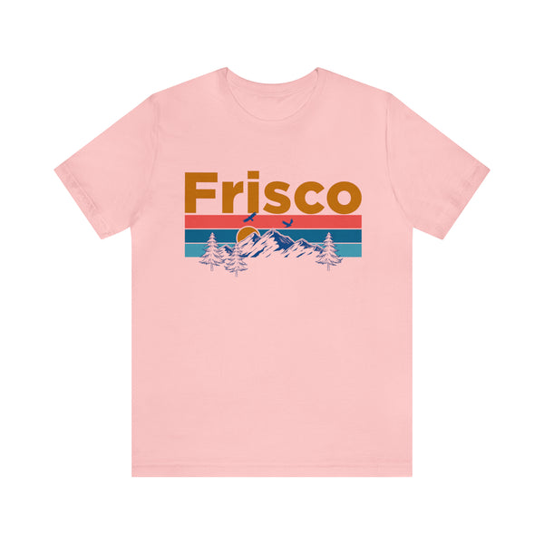 Frisco, Colorado Shirt - Mountain Sunset Unisex Frisco T-Shirt