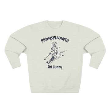Buy oatmeal-heather Premium Pennsylvania Ski Bunny Sweatshirt