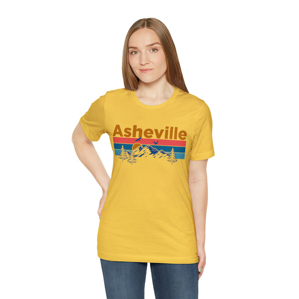 Asheville, North Carolina Shirt - Mountain Sunset Unisex Asheville T-Shirt