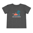 San Luis Obispo, California Toddler T-Shirt - Retro Palm Tree Toddler San Luis Obispo Shirt-1