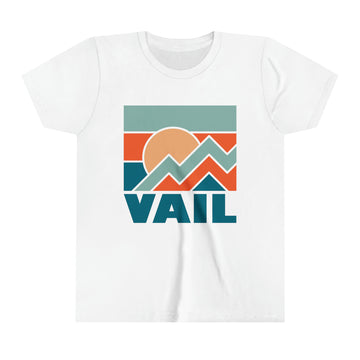 Buy white Vail, Colorado Youth T-Shirt - Kids Vail Shirt