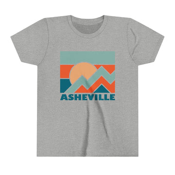 Buy athletic-heather Asheville, North Carolina Youth T-Shirt - Kids Asheville Shirt