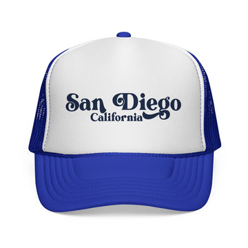 Buy royal San Diego, California Retro Trucker Hat