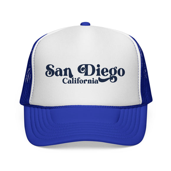 San Diego, California Retro Trucker Hat