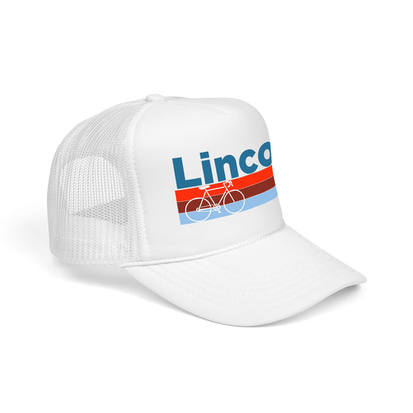 Lincoln, Nebraska Trucker Hat - Foam Lincoln Bike Cap