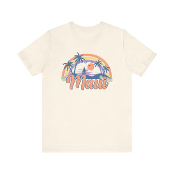 Buy natural Maui, Hawaii T-Shirt - Retro Beach Unisex Maui Shirt