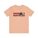 Retro Montpelier, Vermont T-shirt, Mountain Tee, Vintage Montpelier Unisex Jersey Shirt, Outdoor Hiking Apparel-4