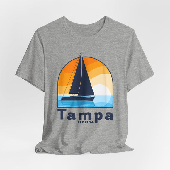 Tampa, Florida T Shirt - Sailboat Tee