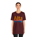Alta, Utah Shirt - Mountain Sunset Unisex Alta T-Shirt-67