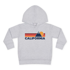 California Toddler Hoodie - Unisex Mountain Pullover Sweatshirt, Kids Hooded Jumper, California Souvenir