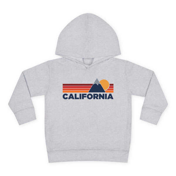 California Toddler Hoodie - Unisex Mountain Pullover Sweatshirt, Kids Hooded Jumper, California Souvenir