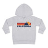California Toddler Hoodie - Unisex Mountain Pullover Sweatshirt, Kids Hooded Jumper, California Souvenir
