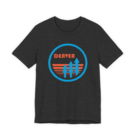 Buy dark-grey-heather Denver, Colorado T Shirt - Trees Tee