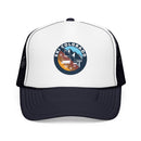Ski Colorado Retro Ski Lift Mountain Foam Trucker Hat-3