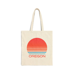 Oregon Cotton Canvas Oregon Tote Bag - Retro 80s