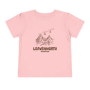 Leavenworth, Washington Toddler T-Shirt — Vintage Gondola Ski Mountain Tee-4