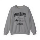 Montana Sweatshirt - Mountain Cowgirl Graphic Crewneck-3
