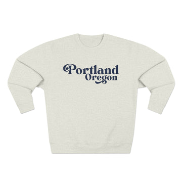 Buy oatmeal-heather Premium Portland, Oregon Sweatshirt